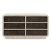 Wyatt 6-Drawer, Sailcloth Sheen