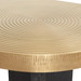 Jacob Coffee Table, Antique Brass