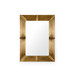 Brea Mirror, Antique Brass