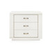 Ethan 3-Drawer Side Table, Sand White