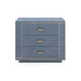 Ethan 3-Drawer Side Table, Navy Blue