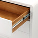 Bryant 3-Drawer Side Table, White Pearl
