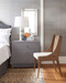 Bryant Linen 3-Drawer Side Table, Winter Gray