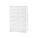 Ming Tall 6-Drawer, Chiffon White