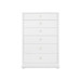 Ming Tall 6-Drawer, Chiffon White