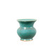 Olympia Small Vase, Mottled Turquoise