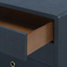 Bryant Linen 3-Drawer Side Table, Blue Steel