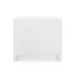 Bryant Linen 3-Drawer Side Table, Chiffon White