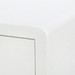 Bryant Linen 3-Drawer Side Table, Chiffon White