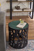 Shina Accent Table, Blackened Bronze