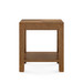 Velma 1-Drawer Side Table, Honeyed Burl