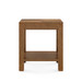 Velma 1-Drawer Side Table, Honeyed Burl