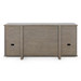Watson 4-Drawer and 2-Door Cabinet, Light Mocha Shimmer Weave