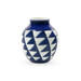 Columbina Vase, Blue and White