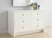 Bryant Extra Large 6-Drawer, White Pearl