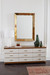 Reese Large Mirror, Antique Champagne Mirror