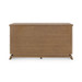 Tristan 6-Drawer, Sand White, Sesame Finish Oak Veneer