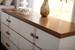 Tristan 6-Drawer, Sand White, Sesame Finish Oak Veneer