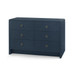 Bryant Linen Extra Large 6-Drawer, Blue Steel
