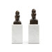 Owl Statue Set of 2, Bronze