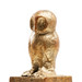 Owl Statue Set of 2, Gold Leaf