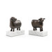Sheep Bookends (Pair), Bronze
