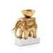 Tusker Statue, Gold Leaf