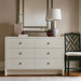 Bryant Linen Extra Large 6-Drawer, Chiffon White