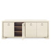 Blake 4-Door Cabinet, Blanched Oak