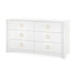 Audrey Extra Large 6-Drawer, Cream