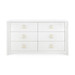 Audrey Extra Large 6-Drawer, Cream
