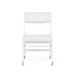 Renata Arm Chair, Eggshell White