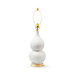 Charlotte Lamp Without Shade, Blanc de Chine