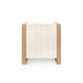 Albert 3-Drawer Side Table, Light Natural Shimmer