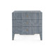 Madeline 3-Drawer Side Table, Colonial Blue Shimmer