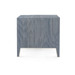Madeline 3-Drawer Side Table, Colonial Blue Shimmer