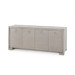 Blake 4-Door Cabinet, Taupe Gray