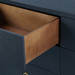 Bryant Linen Extra Wide Large 6-Drawer, Blue Steel