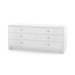 Bryant Linen Extra Wide Large 6-Drawer, Chiffon White