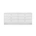 Bryant Linen Extra Wide Large 6-Drawer, Chiffon White
