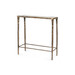 Nora Console Table, Antique Brass