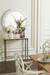 Nora Console Table, Antique Brass