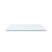 Bethany Large Square Coffee Table Glass Top, Clear