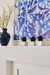 Asha Framed Canvas, Blue