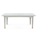 Bertram Dining Table, Soft Gray