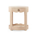 Scarlett 1-Drawer Side Table, Sand