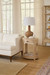Scarlett 1-Drawer Side Table, Sand