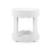 Scarlett 1-Drawer Side Table, Glazed Whisper White