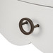 Scarlett 1-Drawer Side Table, Glazed Whisper White