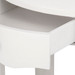Scarlett 1-Drawer Side Table, Glazed Whisper White
